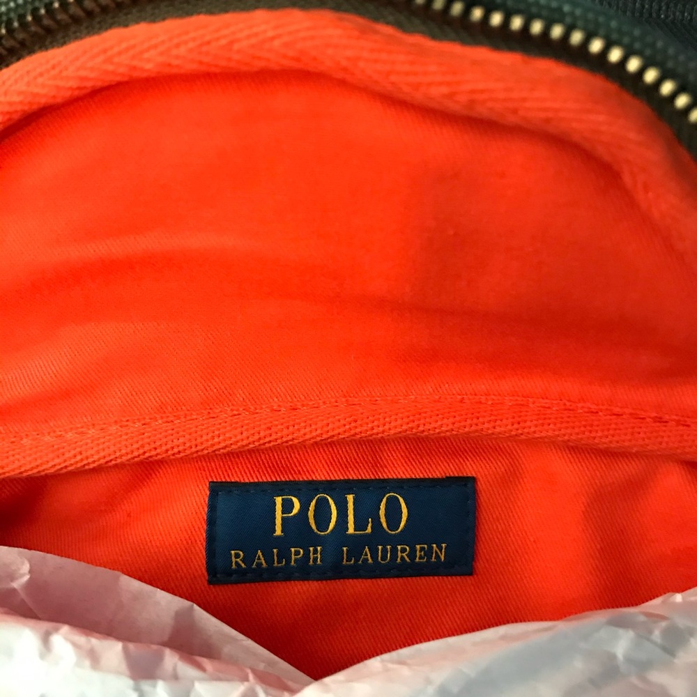 New Polo Ralph Lauren Canvas Camouflage Bum Bag Fanny Pack Belt Bag Pouch $300 - Picture 2 of 9